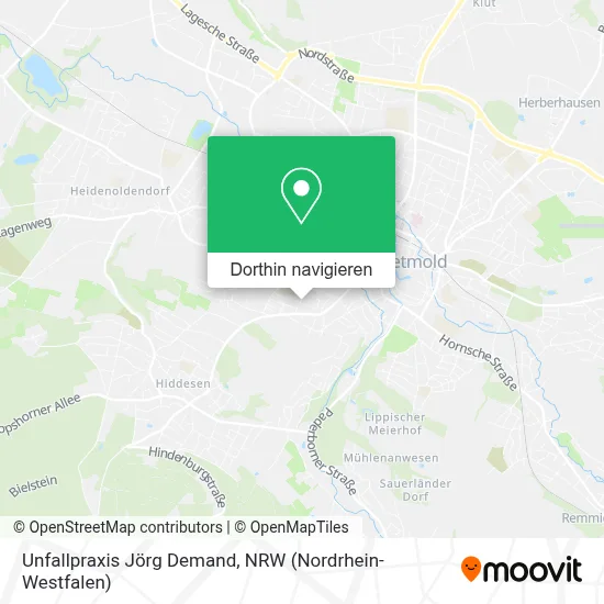 Unfallpraxis Jörg Demand Karte