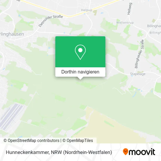 Hunneckenkammer Karte