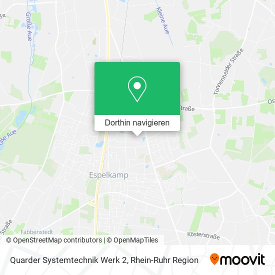 Quarder Systemtechnik Werk 2 Karte