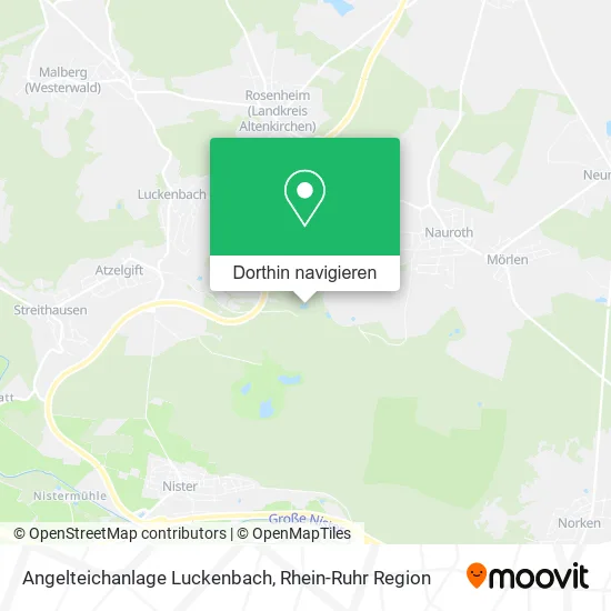 Angelteichanlage Luckenbach Karte