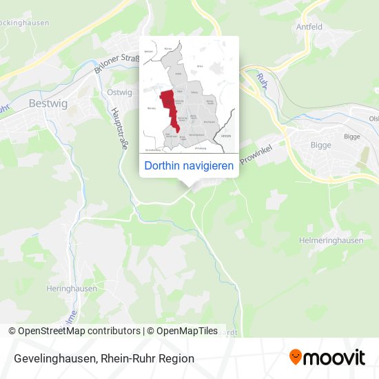Gevelinghausen Karte