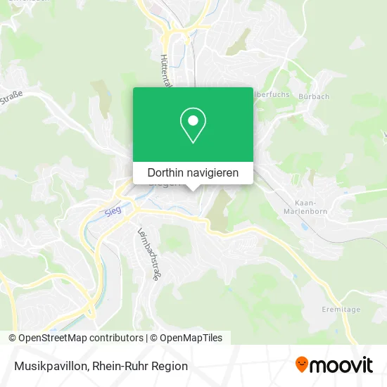 Musikpavillon Karte