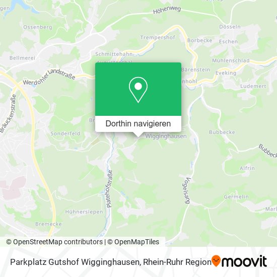 Parkplatz Gutshof Wigginghausen Karte