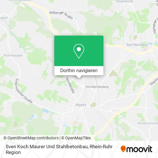 Sven Koch Maurer Und Stahlbetonbau Karte
