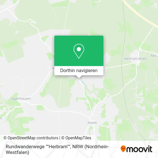 Rundwanderwege ""Herbram"" Karte