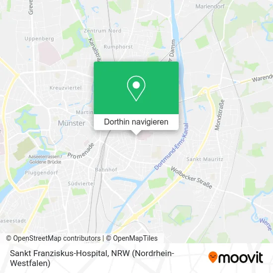 Sankt Franziskus-Hospital Karte