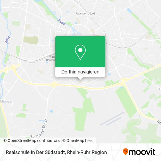 Realschule In Der Südstadt Karte
