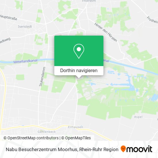 Nabu Besucherzentrum Moorhus Karte