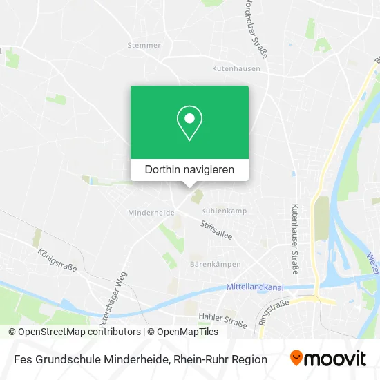 Fes Grundschule Minderheide Karte