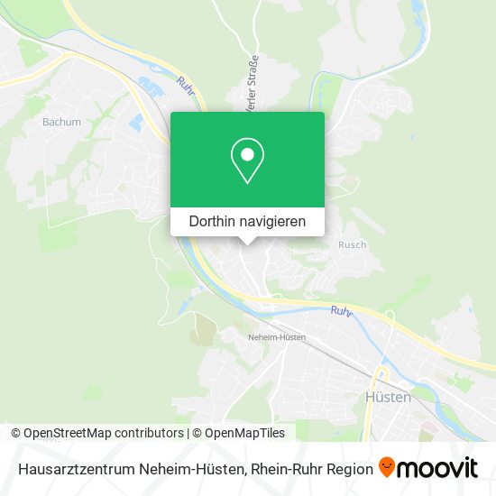 Hausarztzentrum Neheim-Hüsten Karte