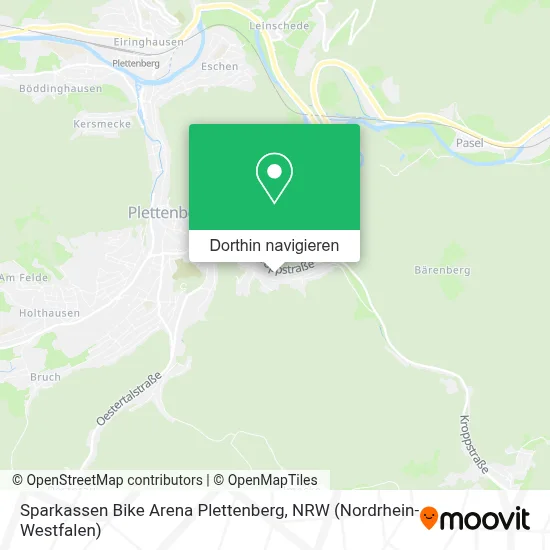 Sparkassen Bike Arena Plettenberg Karte