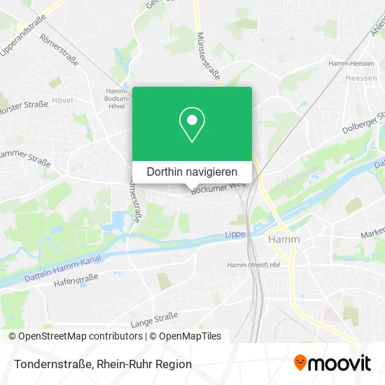 Tondernstraße Karte