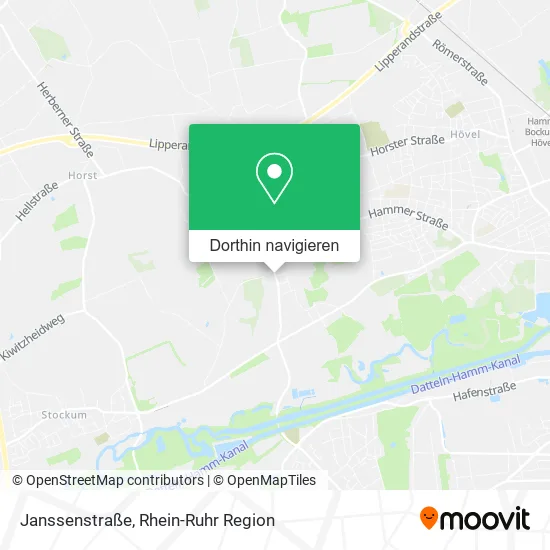 Janssenstraße Karte