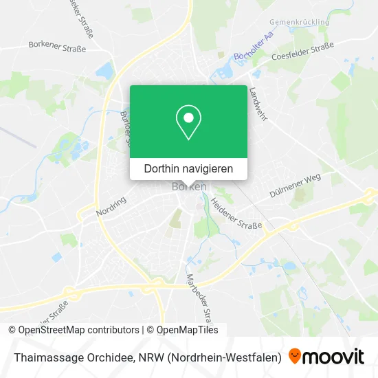 Thaimassage Orchidee Karte