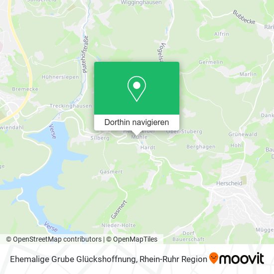 Ehemalige Grube Glückshoffnung Karte