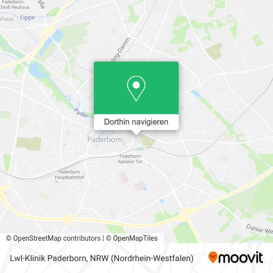Lwl-Klinik Paderborn Karte