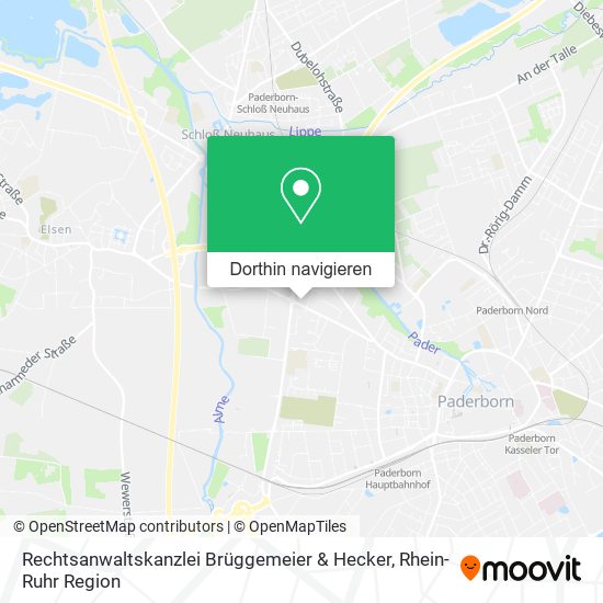 Rechtsanwaltskanzlei Brüggemeier & Hecker Karte