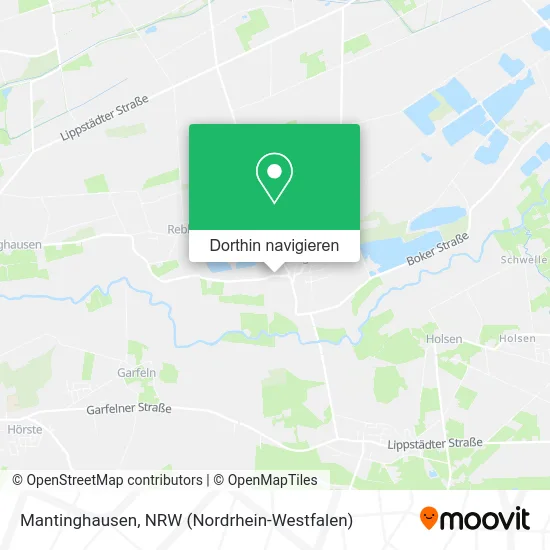 Mantinghausen Karte