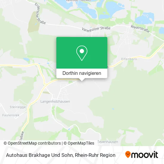 Autohaus Brakhage Und Sohn Karte