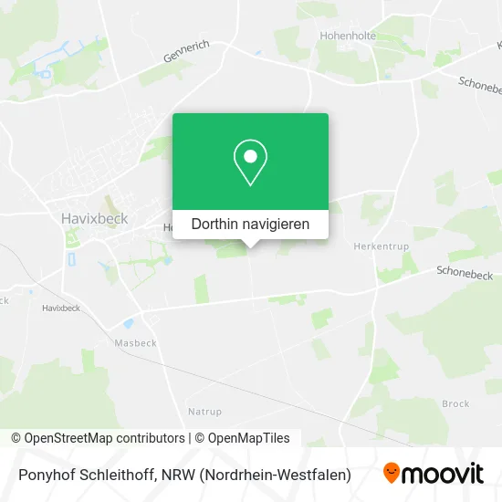 Ponyhof Schleithoff Karte