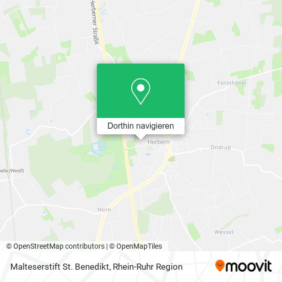 Malteserstift St. Benedikt Karte