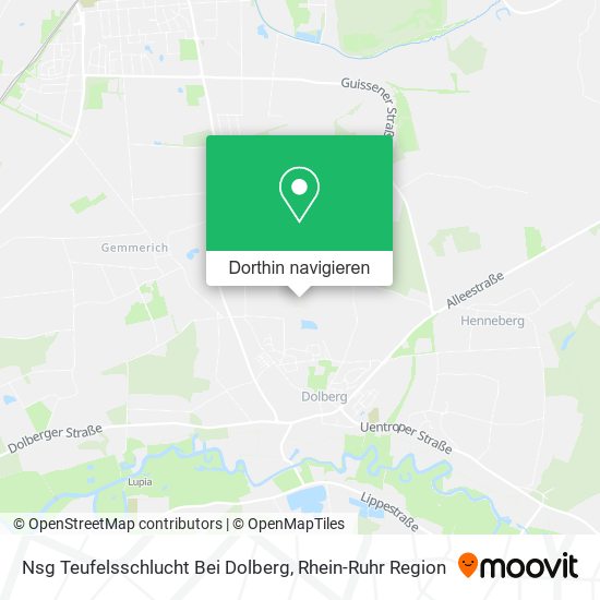 Nsg Teufelsschlucht Bei Dolberg Karte
