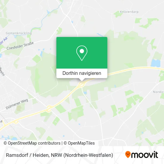 Ramsdorf / Heiden Karte