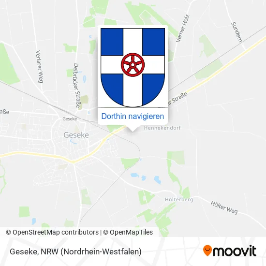 Geseke Karte