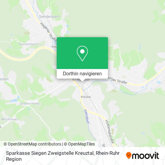 Sparkasse Siegen Zweigstelle Kreuztal Karte