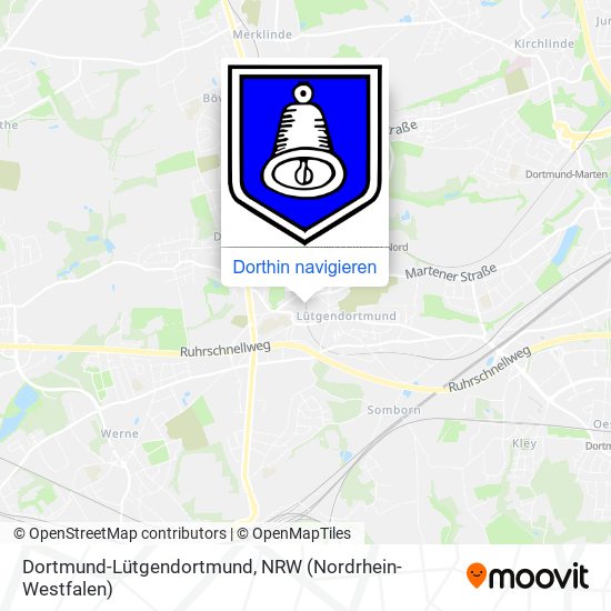 Dortmund-Lütgendortmund Karte