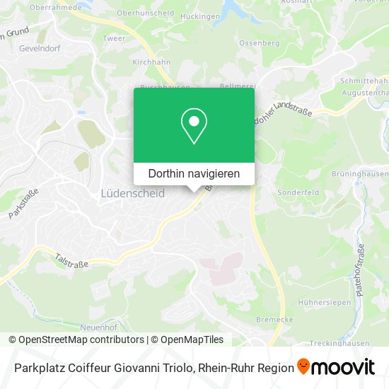 Parkplatz Coiffeur Giovanni Triolo Karte