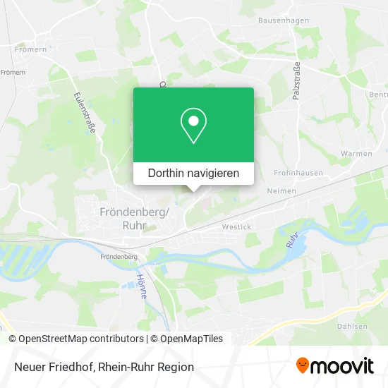 Neuer Friedhof Karte