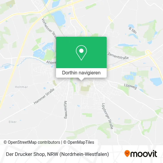 Der Drucker Shop Karte