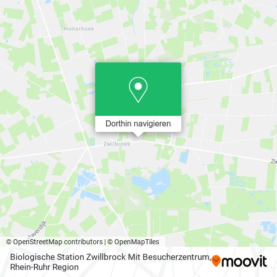Biologische Station Zwillbrock Mit Besucherzentrum Karte