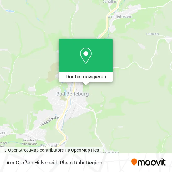 Am Großen Hillscheid Karte