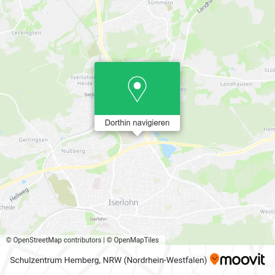 Schulzentrum Hemberg Karte