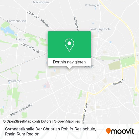 Gymnastikhalle Der Christian-Rohlfs-Realschule Karte