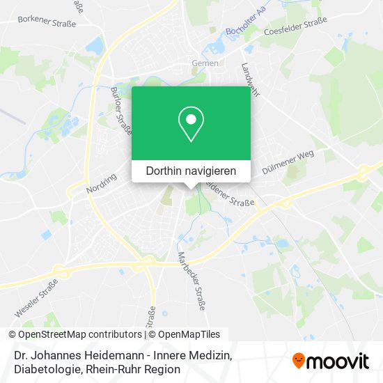 Dr. Johannes Heidemann - Innere Medizin, Diabetologie Karte