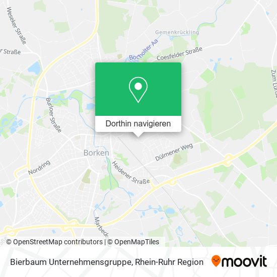 Bierbaum Unternehmensgruppe Karte