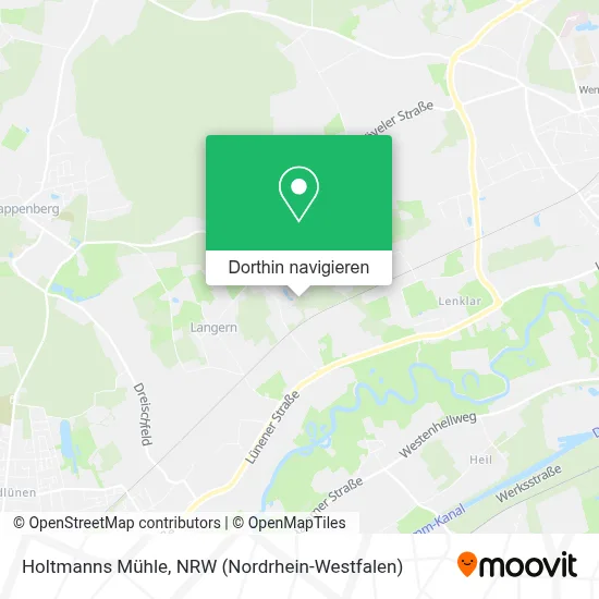 Holtmanns Mühle Karte