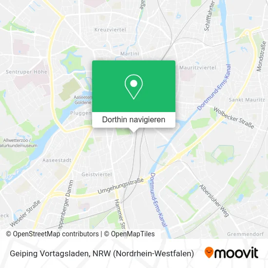 Geiping Vortagsladen Karte