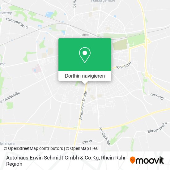 Autohaus Erwin Schmidt Gmbh & Co.Kg Karte
