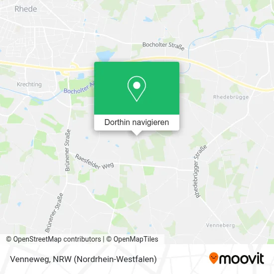 Venneweg Karte