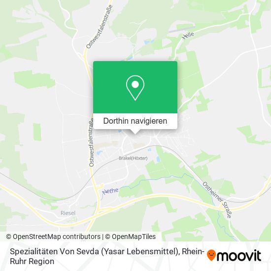 Spezialitäten Von Sevda (Yasar Lebensmittel) Karte