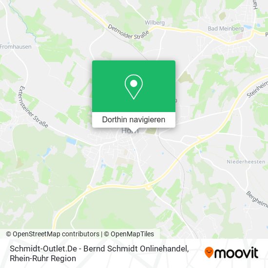 Schmidt-Outlet.De - Bernd Schmidt Onlinehandel Karte