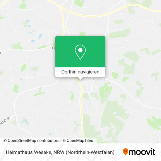 Heimathaus Weseke Karte
