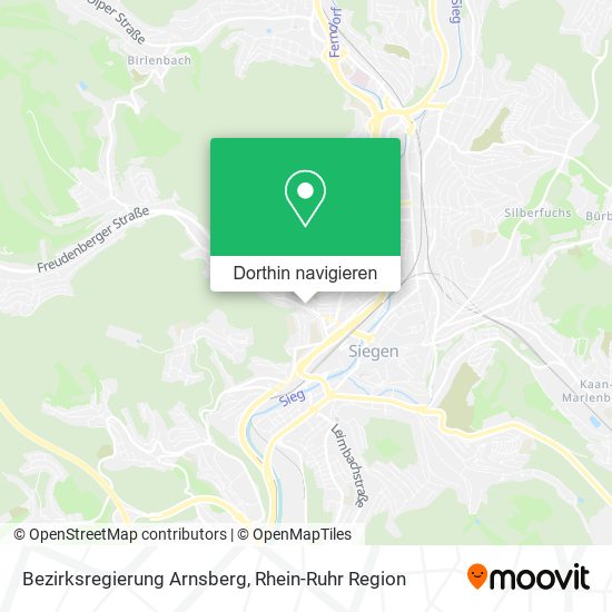 Bezirksregierung Arnsberg Karte