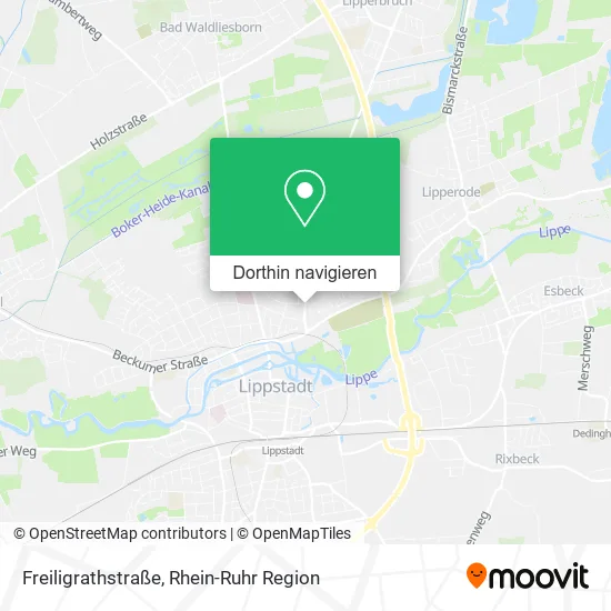 Freiligrathstraße Karte