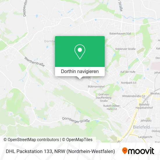 DHL Packstation 133 Karte