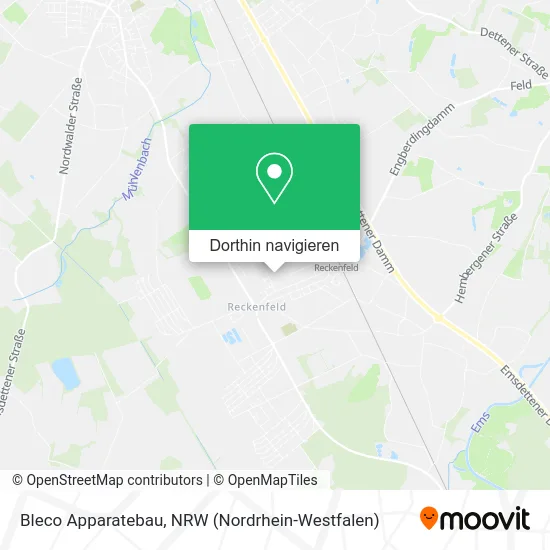 Bleco Apparatebau Karte